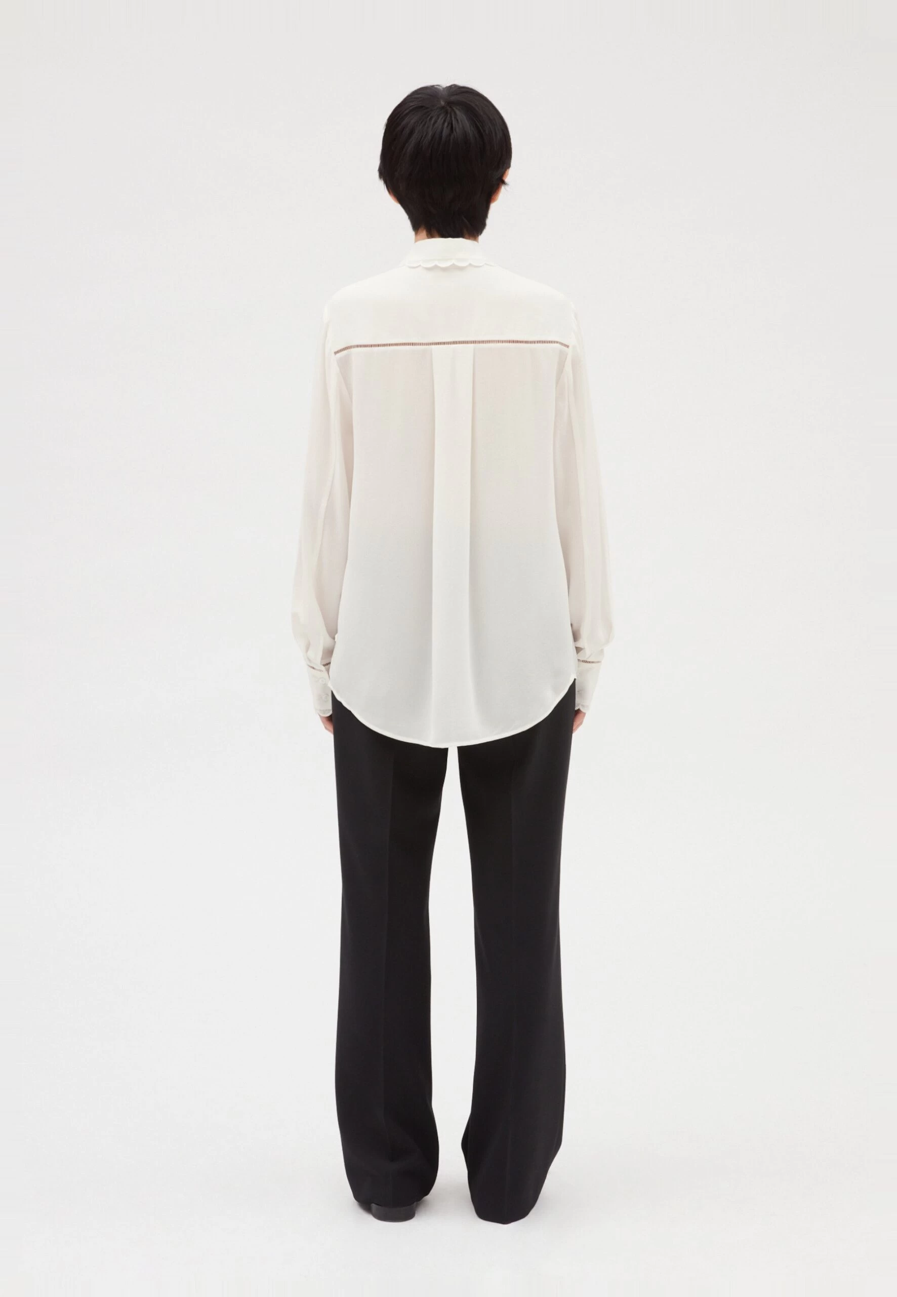 CLAUDIE PIERLOT Calling - Chemisier - Ecru 5 CLAUDIE PIERLOT Calling - Chemisier - Ecru – Image 3