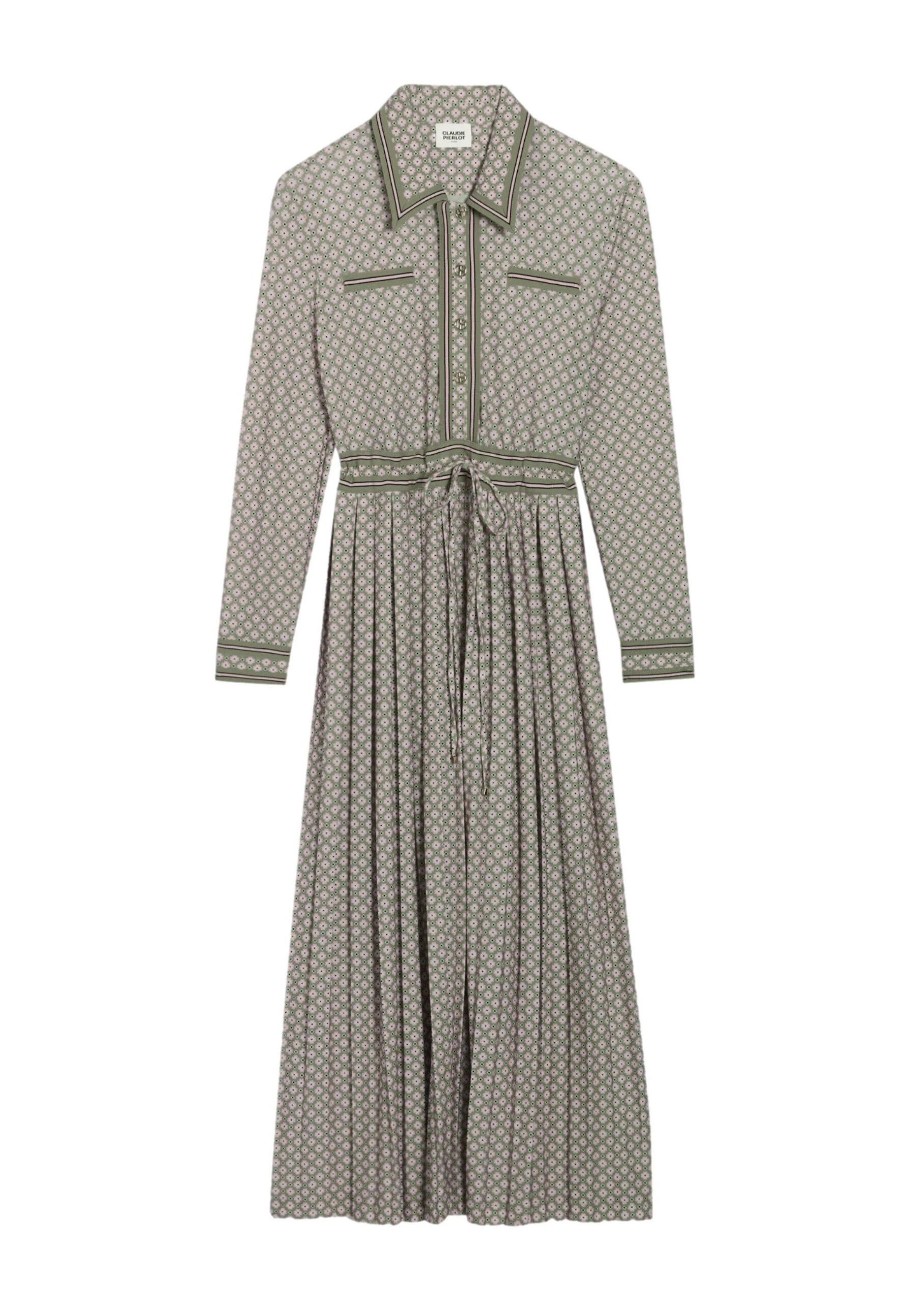 CLAUDIE PIERLOT Tanti - Robe Chemise - Print Clair 7 CLAUDIE PIERLOT Tanti - Robe Chemise - Print Clair â Image 5