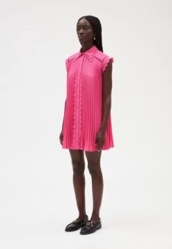 CLAUDIE PIERLOT Ramo - Robe Chemise - Bubble Gum -Claudie Pierlot Mode d49e260f2f704087952c3af2f306d268
