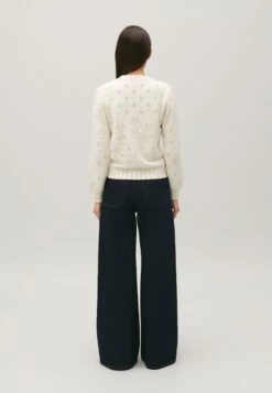 CLAUDIE PIERLOT Modrigal - Gilet - Ecru -Claudie Pierlot Mode d9808e97f7a445248e0cd77a4d4f3c97