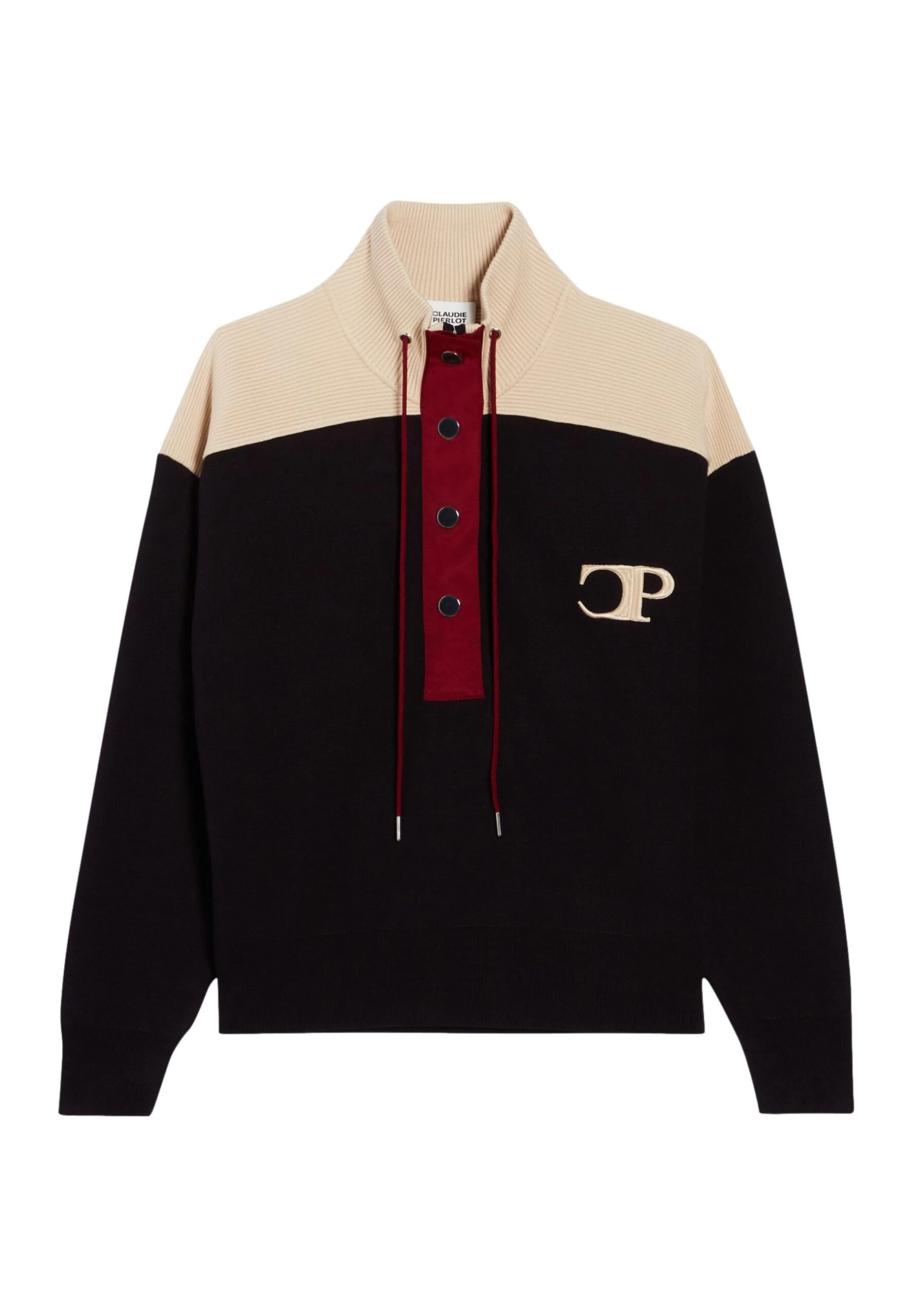 CLAUDIE PIERLOT Minimum - Pullover - Marine 7 CLAUDIE PIERLOT Minimum - Pullover - Marine – Image 5