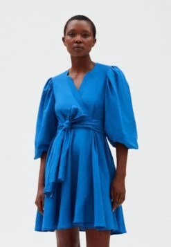 CLAUDIE PIERLOT Robe De Jour - Bleu Santorin