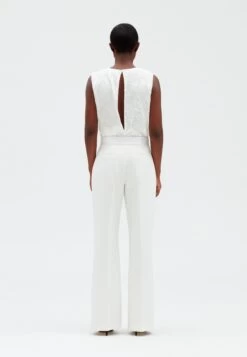 CLAUDIE PIERLOT Plume - Pantalon Classique - Blanc 10 CLAUDIE PIERLOT Plume - Pantalon Classique - Blanc -Claudie Pierlot Mode de1c36d1e59e47079a4fb61488cbfa7c