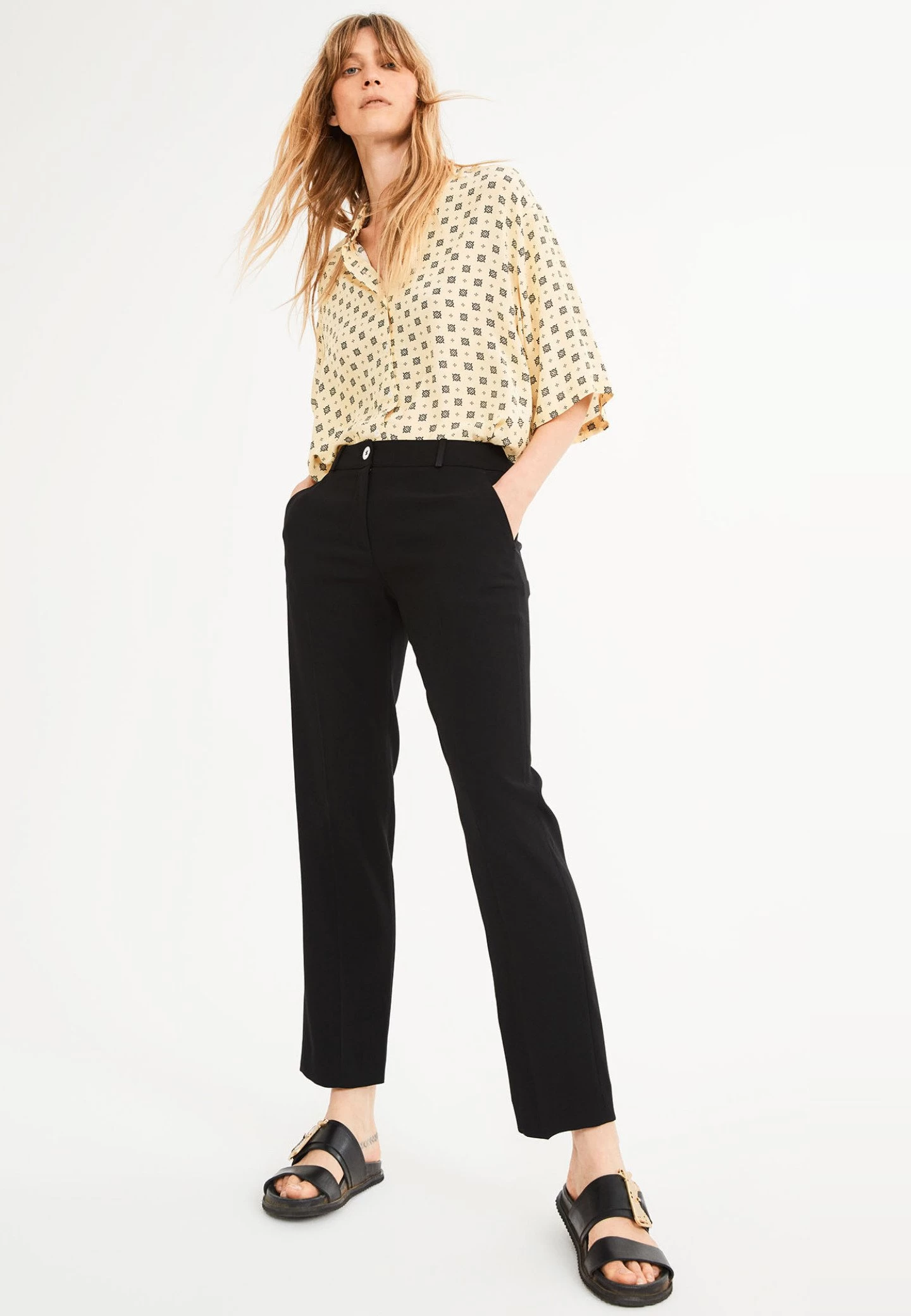 CLAUDIE PIERLOT Poupin - Pantalon Classique - Noir 4 CLAUDIE PIERLOT Poupin - Pantalon Classique - Noir – Image 2