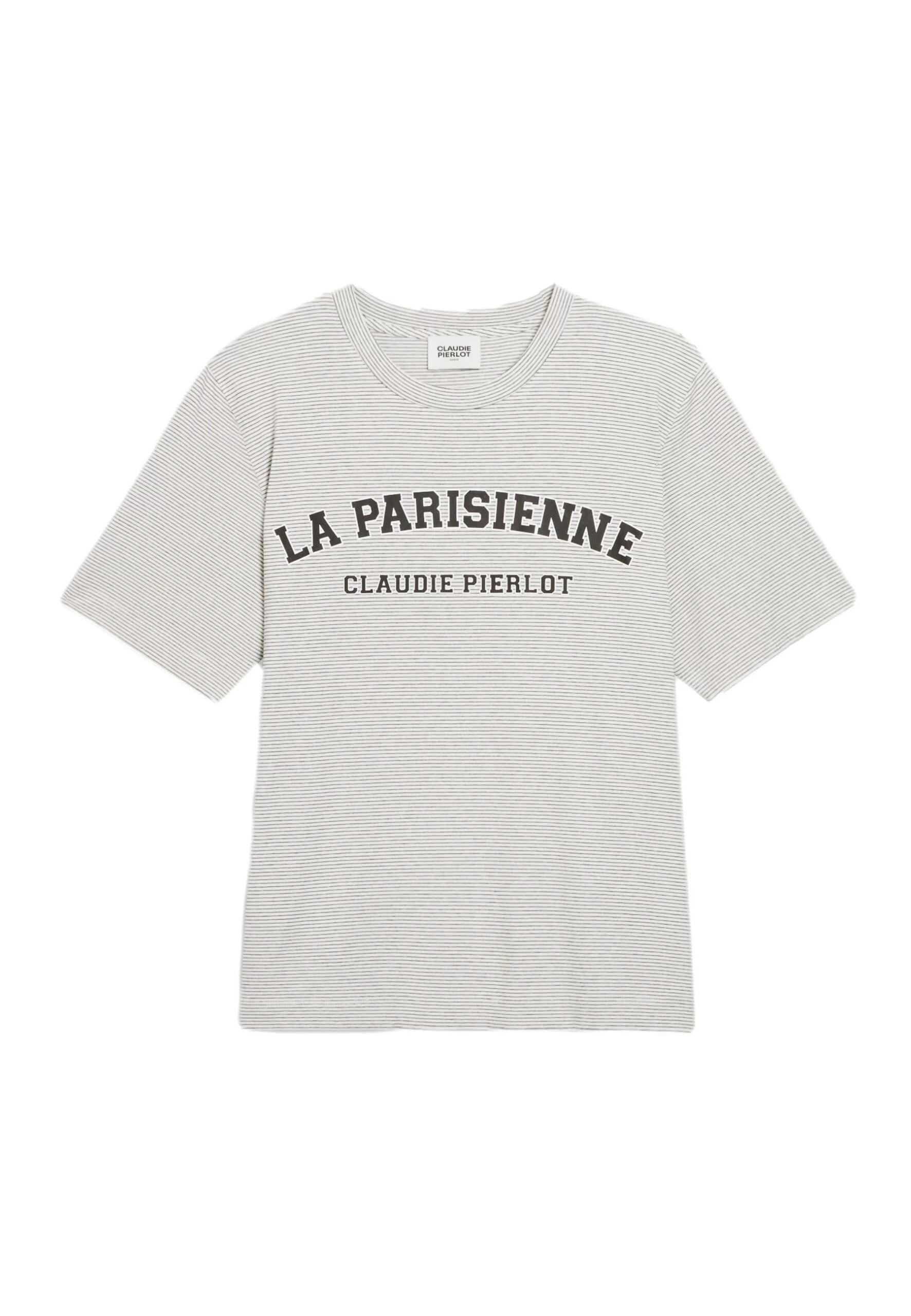CLAUDIE PIERLOT Torun - T-Shirt Imprimé - Bicolore 7 CLAUDIE PIERLOT Torun - T-Shirt Imprimé - Bicolore – Image 5