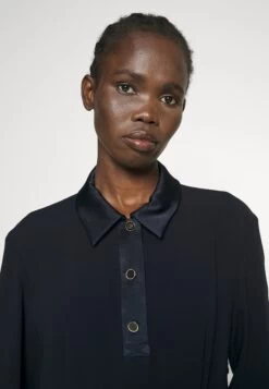 CLAUDIE PIERLOT Romy - Robe Chemise - Marine -Claudie Pierlot Mode e23759b66fef4c4f9d01584e8d1a6b6d