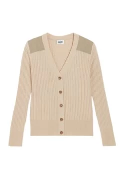 CLAUDIE PIERLOT Marielle - Gilet - Mastic -Claudie Pierlot Mode e4be727d15464d9e926f29e953958680