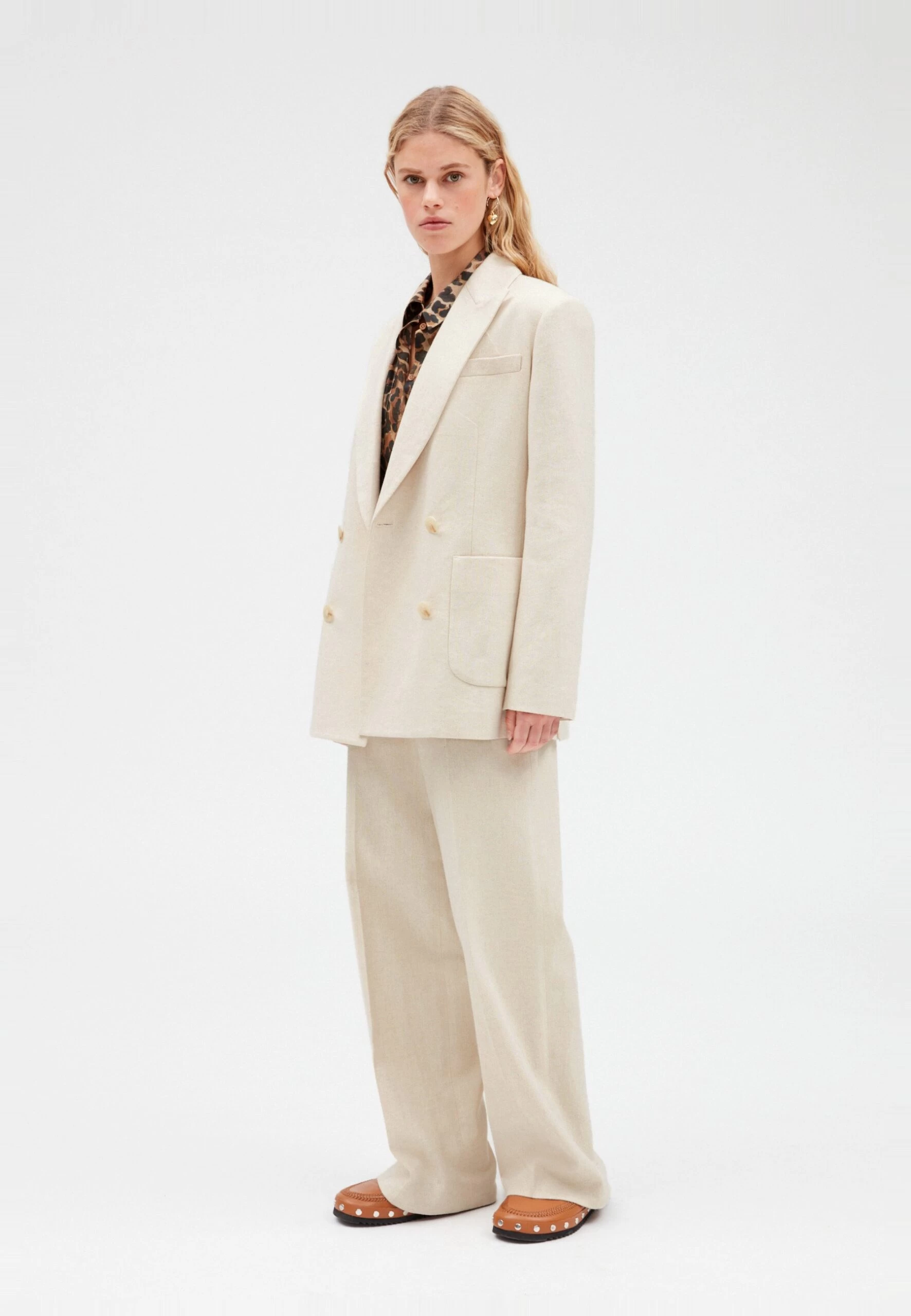 CLAUDIE PIERLOT Virginialin - Manteau Court - Lin 6 CLAUDIE PIERLOT Virginialin - Manteau Court - Lin – Image 4