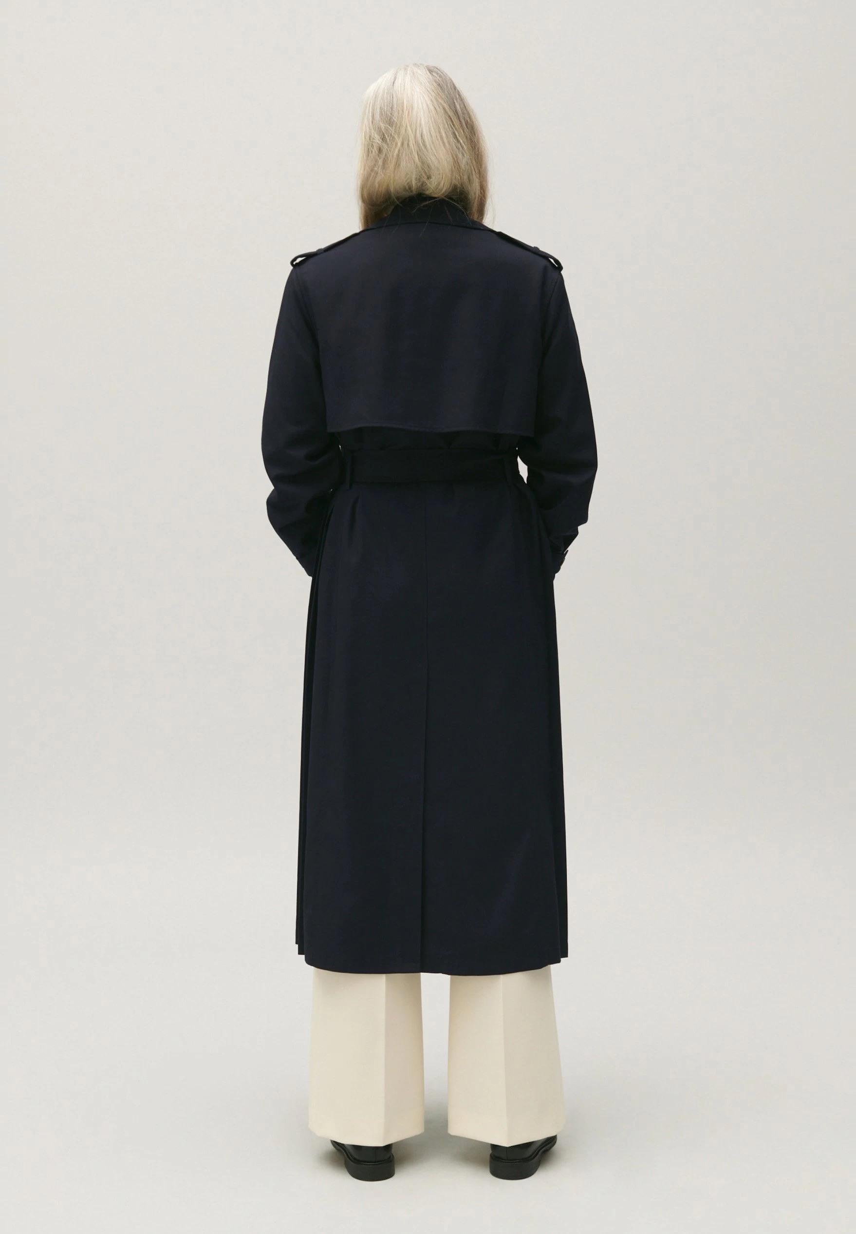CLAUDIE PIERLOT Ginabis - Trench - Marine 5 CLAUDIE PIERLOT Ginabis - Trench - Marine – Image 3