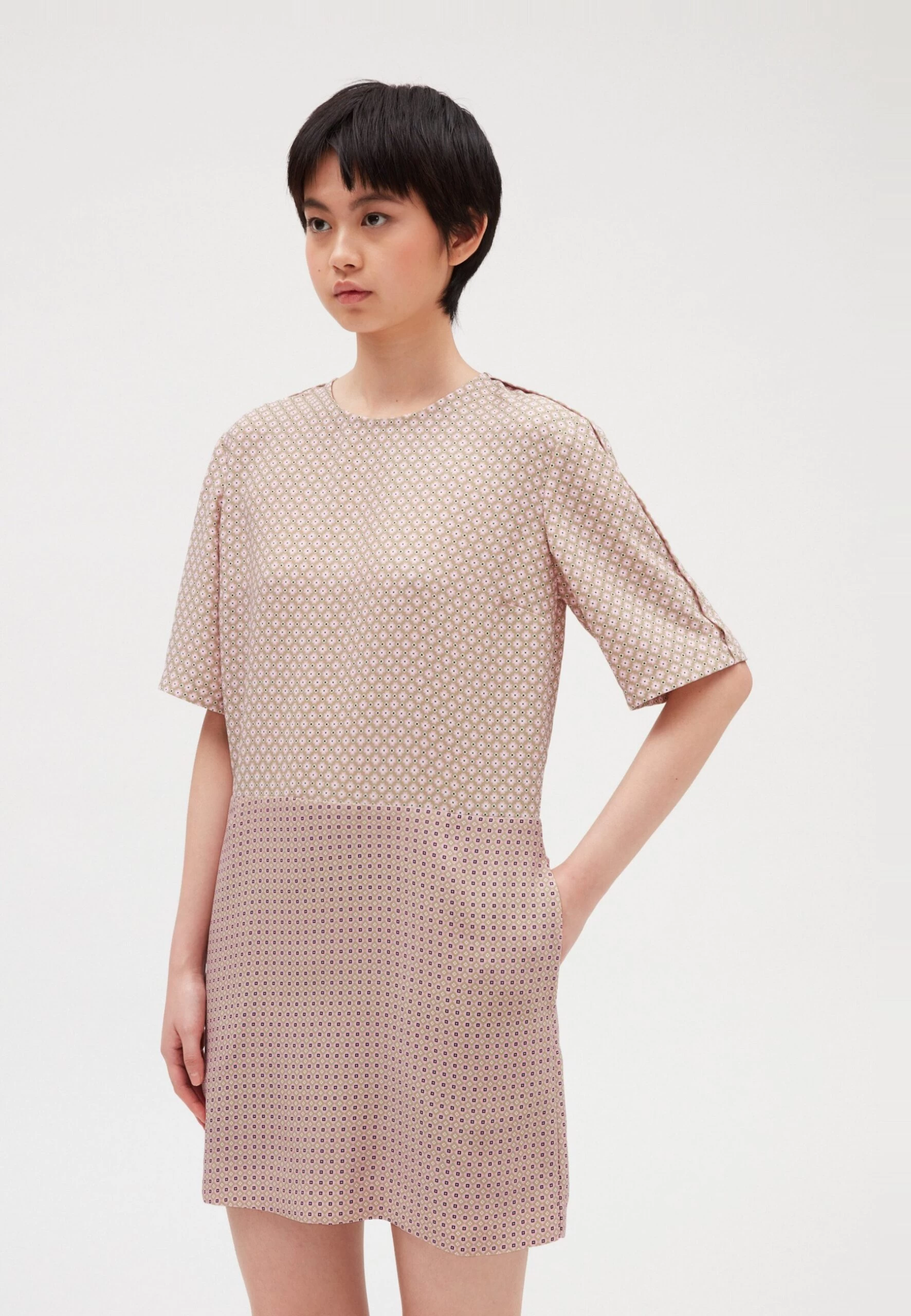 CLAUDIE PIERLOT Rayet - Robe De Jour - Print Clair 3 CLAUDIE PIERLOT Rayet - Robe De Jour - Print Clair