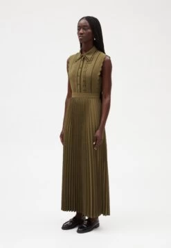 CLAUDIE PIERLOT Respect - Robe Chemise - Lichen 9 CLAUDIE PIERLOT Respect - Robe Chemise - Lichen -Claudie Pierlot Mode e95a50dc8688414ab5adae03841edb44