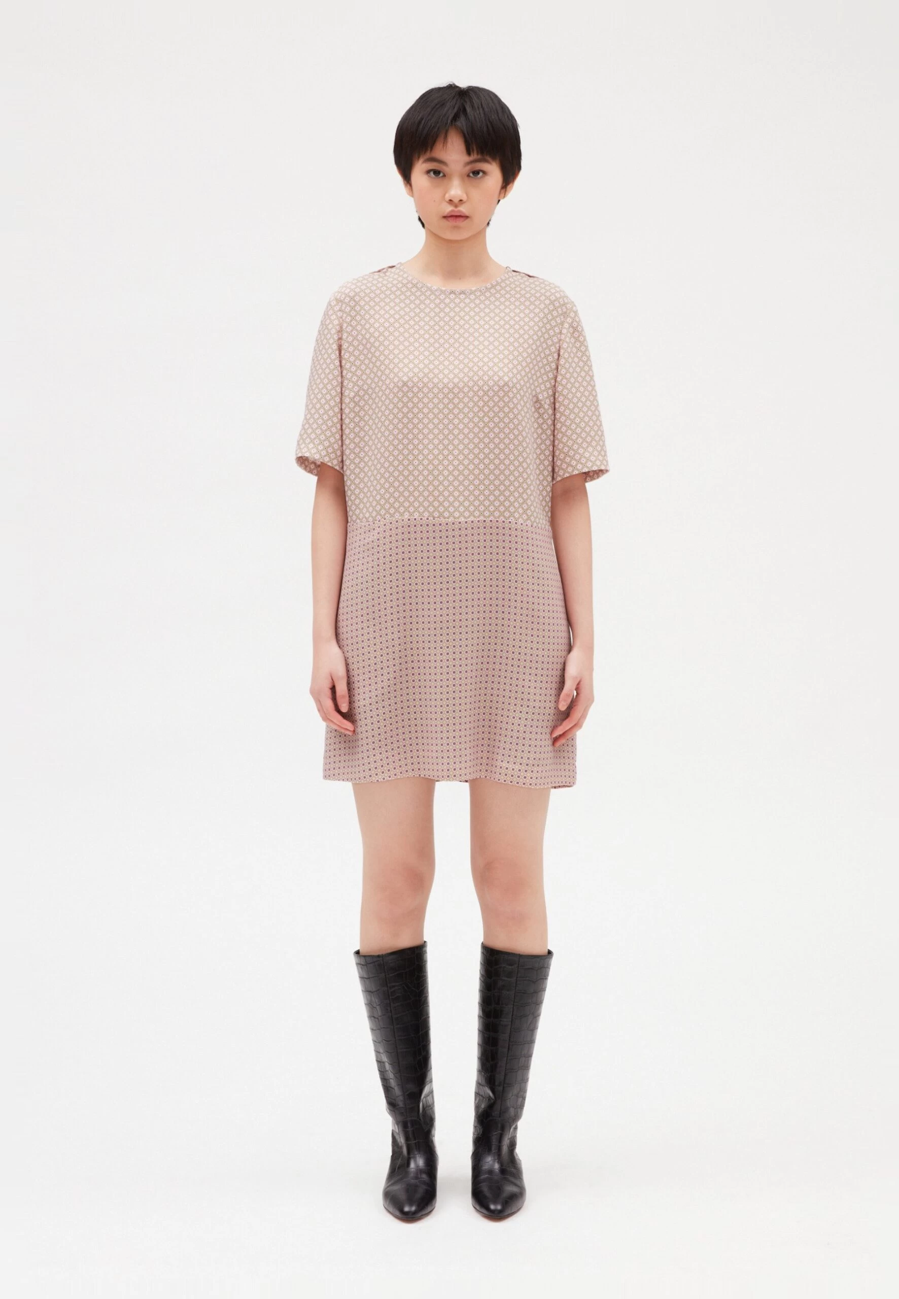 CLAUDIE PIERLOT Rayet - Robe De Jour - Print Clair 6 CLAUDIE PIERLOT Rayet - Robe De Jour - Print Clair – Image 4