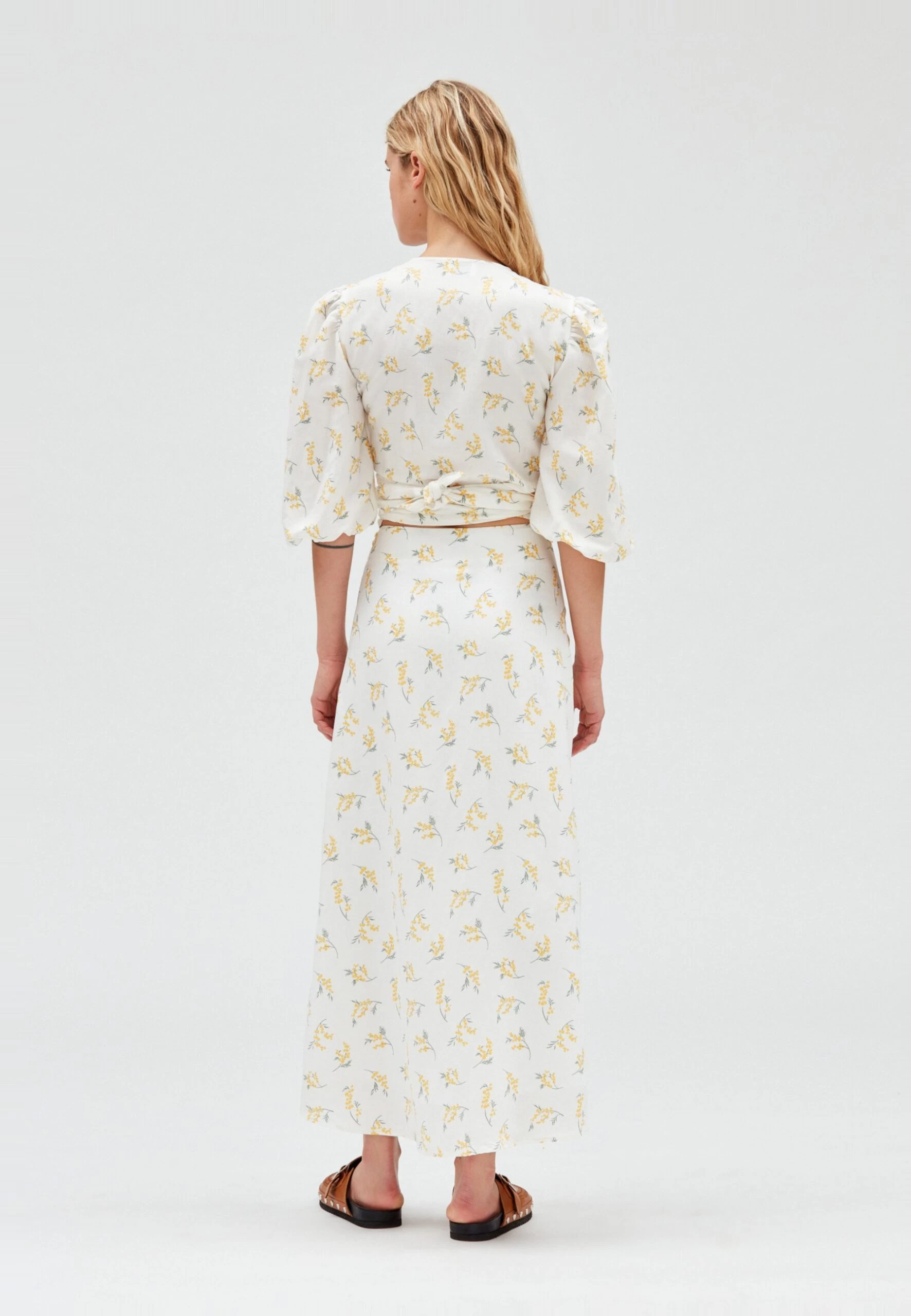 CLAUDIE PIERLOT Sapinmimosa - Jupe Longue - Print Clair 5 CLAUDIE PIERLOT Sapinmimosa - Jupe Longue - Print Clair – Image 3