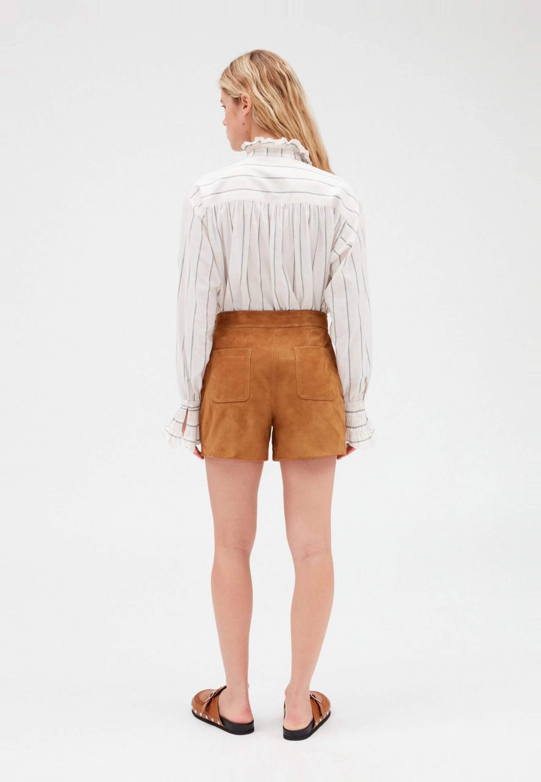CLAUDIE PIERLOT Chris - Short - Camel 5 CLAUDIE PIERLOT Chris - Short - Camel â Image 3