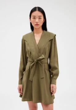 CLAUDIE PIERLOT Ranch - Robe De Jour - Kaki
