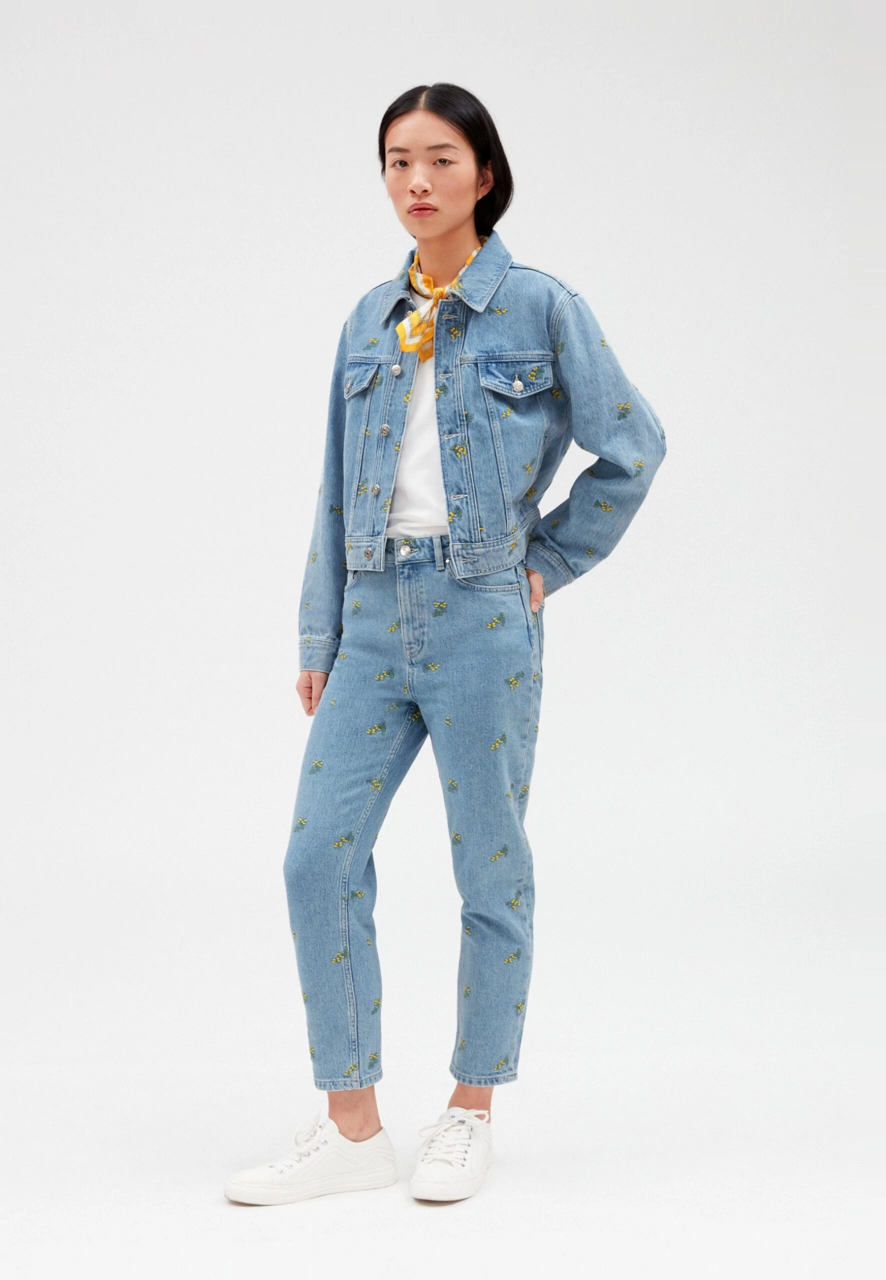 CLAUDIE PIERLOT Vinobrode - Veste En Jean - Denim Very Light Blue 6 CLAUDIE PIERLOT Vinobrode - Veste En Jean - Denim Very Light Blue – Image 4