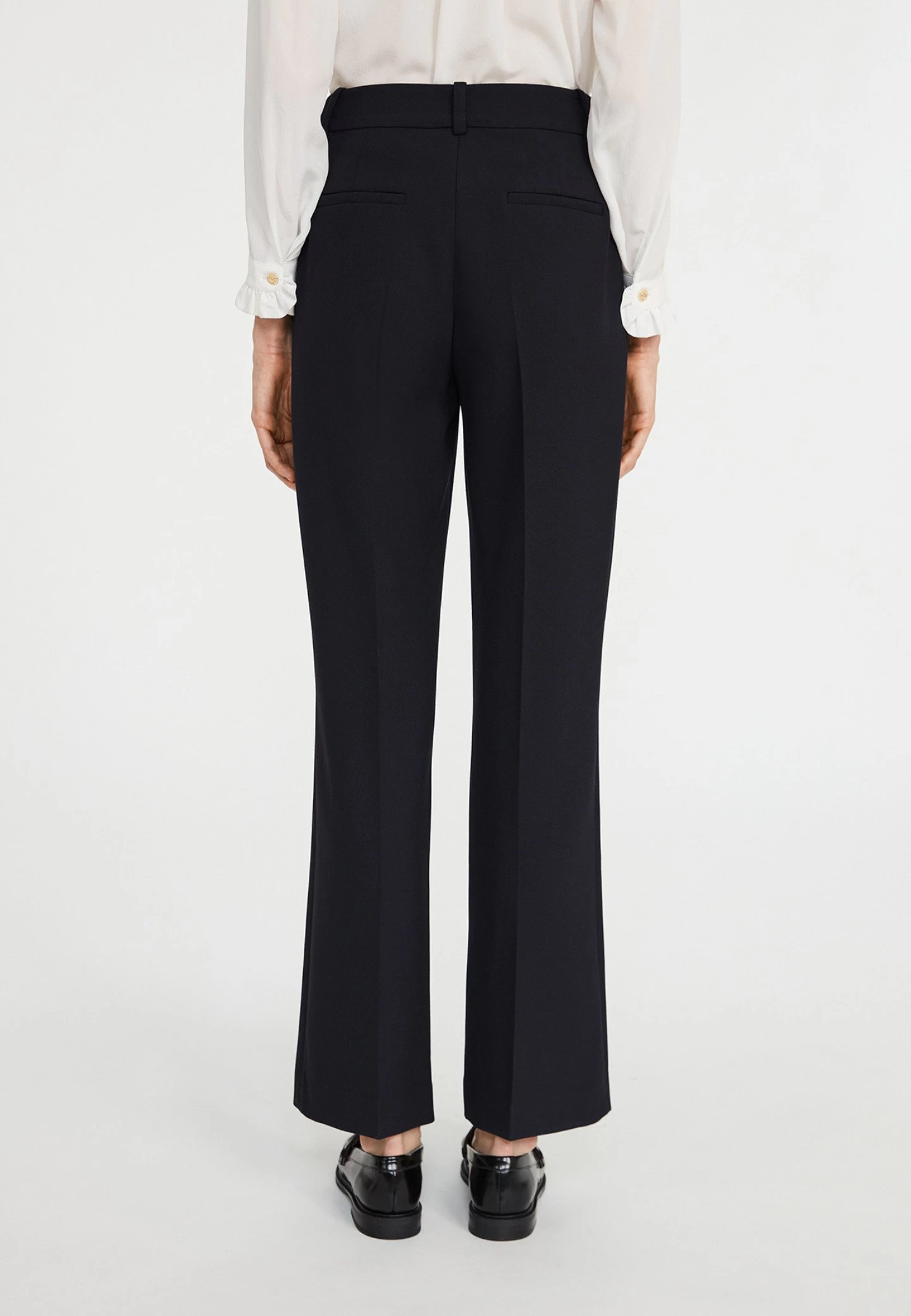 CLAUDIE PIERLOT Pixia - Pantalon Classique - Marine 5 CLAUDIE PIERLOT Pixia - Pantalon Classique - Marine – Image 3