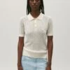 CLAUDIE PIERLOT Polo - Ecru 2 CLAUDIE PIERLOT Polo - Ecru -Claudie Pierlot Mode efa470ee69124f6085f4eed5ef72db2a