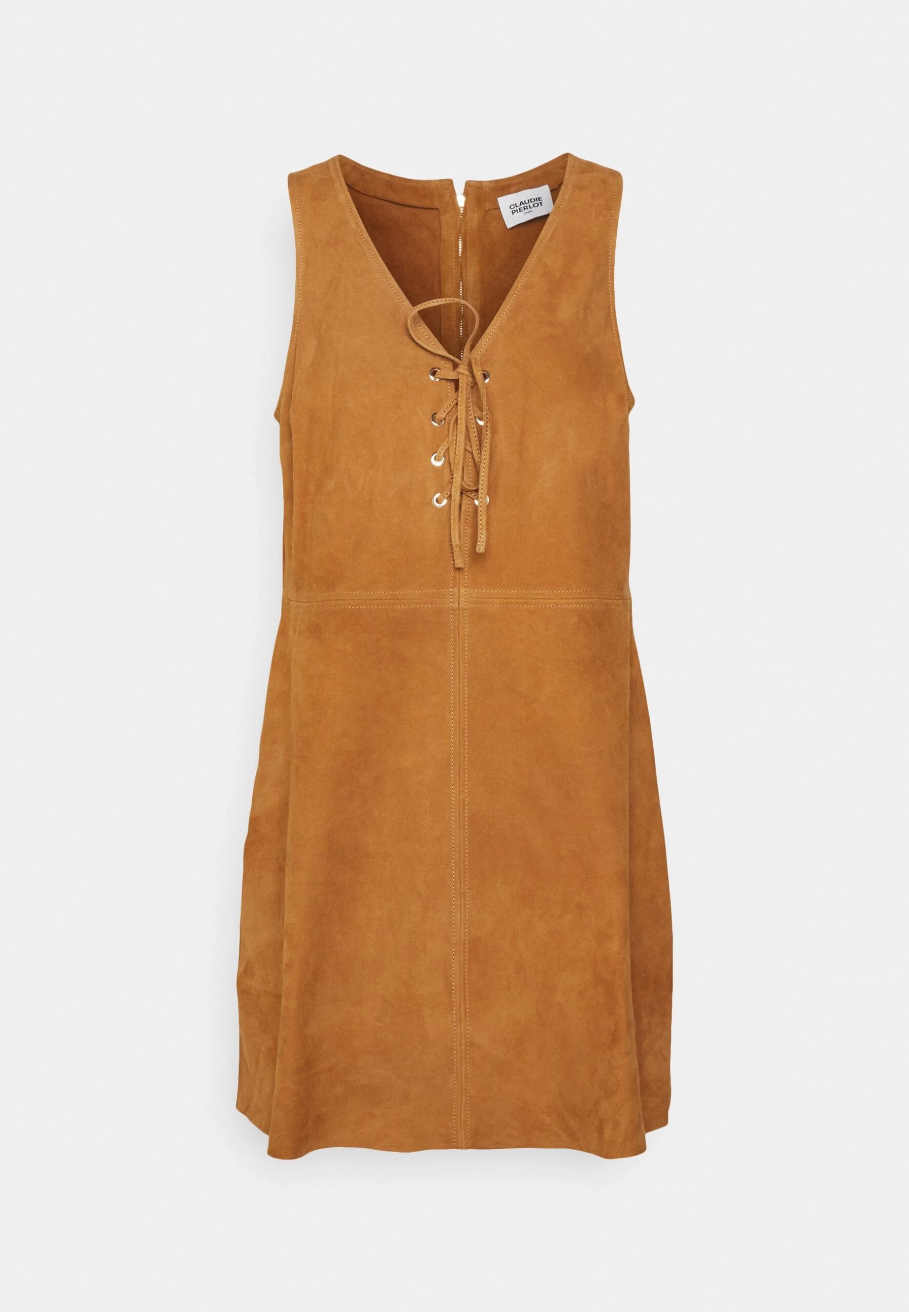 CLAUDIE PIERLOT Robe De Jour - Camel 9 CLAUDIE PIERLOT Robe De Jour - Camel – Image 7
