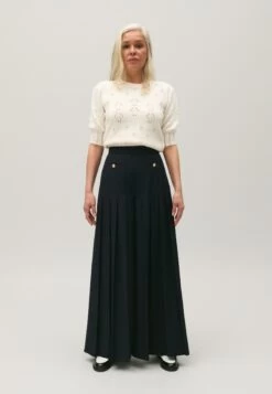 CLAUDIE PIERLOT Please - Pantalon Classique - Marine -Claudie Pierlot Mode f078de546a104afa988cc00992cfdd8d