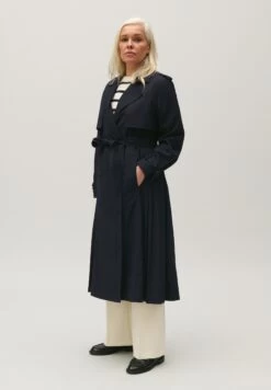 CLAUDIE PIERLOT Ginabis - Trench - Marine 11 CLAUDIE PIERLOT Ginabis - Trench - Marine -Claudie Pierlot Mode f26c773b36a446e58bfe151ba7baea86