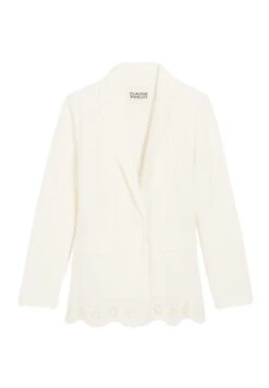 CLAUDIE PIERLOT Vermeil - Blazer - Ecru -Claudie Pierlot Mode f63a3d6961f64dd1aabd80cf7e9a834a