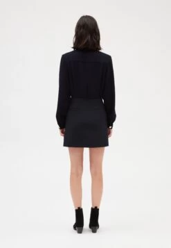 CLAUDIE PIERLOT Rock - Robe Chemise - Marine -Claudie Pierlot Mode f9a089f2fd4e4de29e108f6a52be81d1