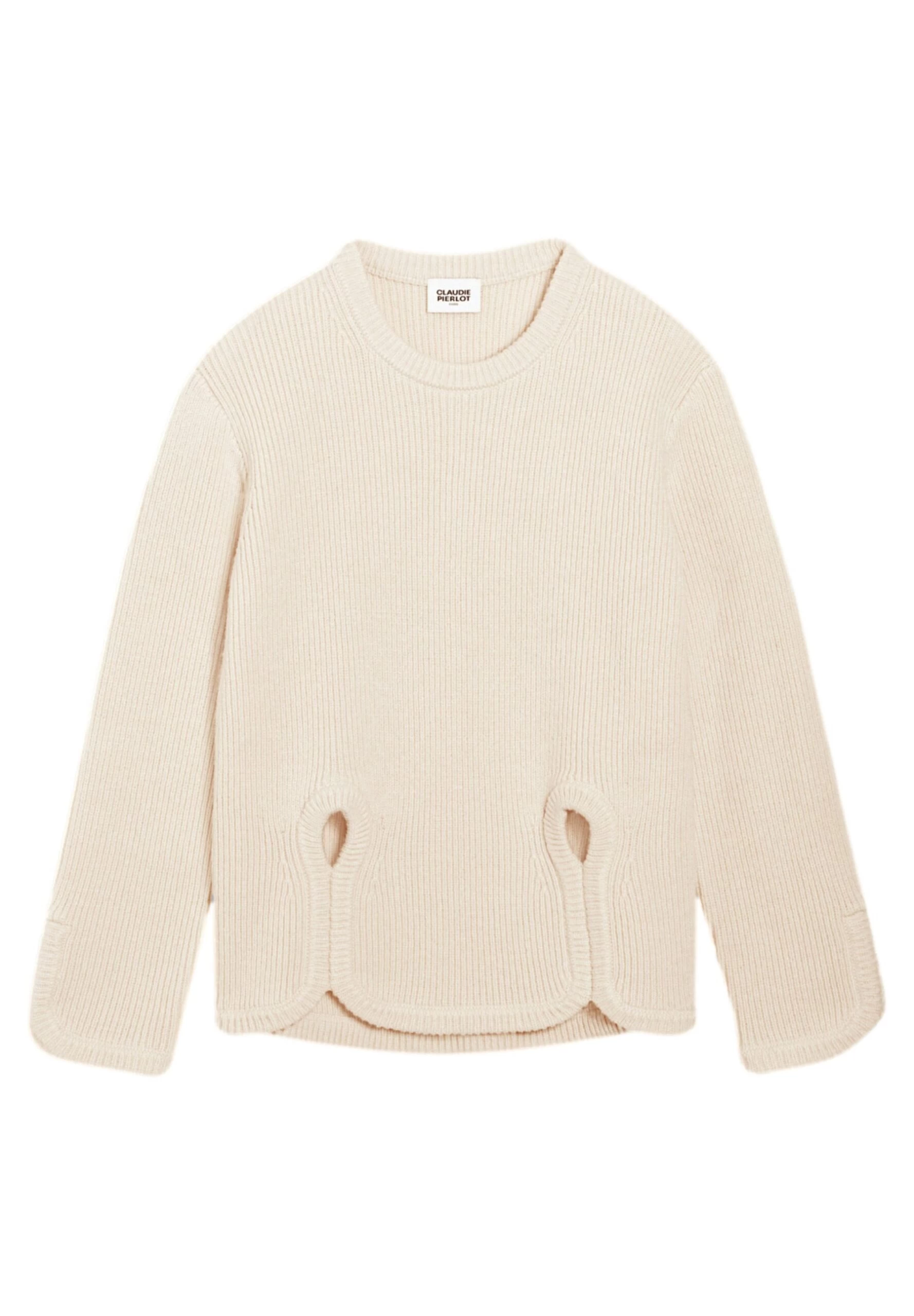 CLAUDIE PIERLOT Mathieu - Pullover - Vanille 7 CLAUDIE PIERLOT Mathieu - Pullover - Vanille – Image 5