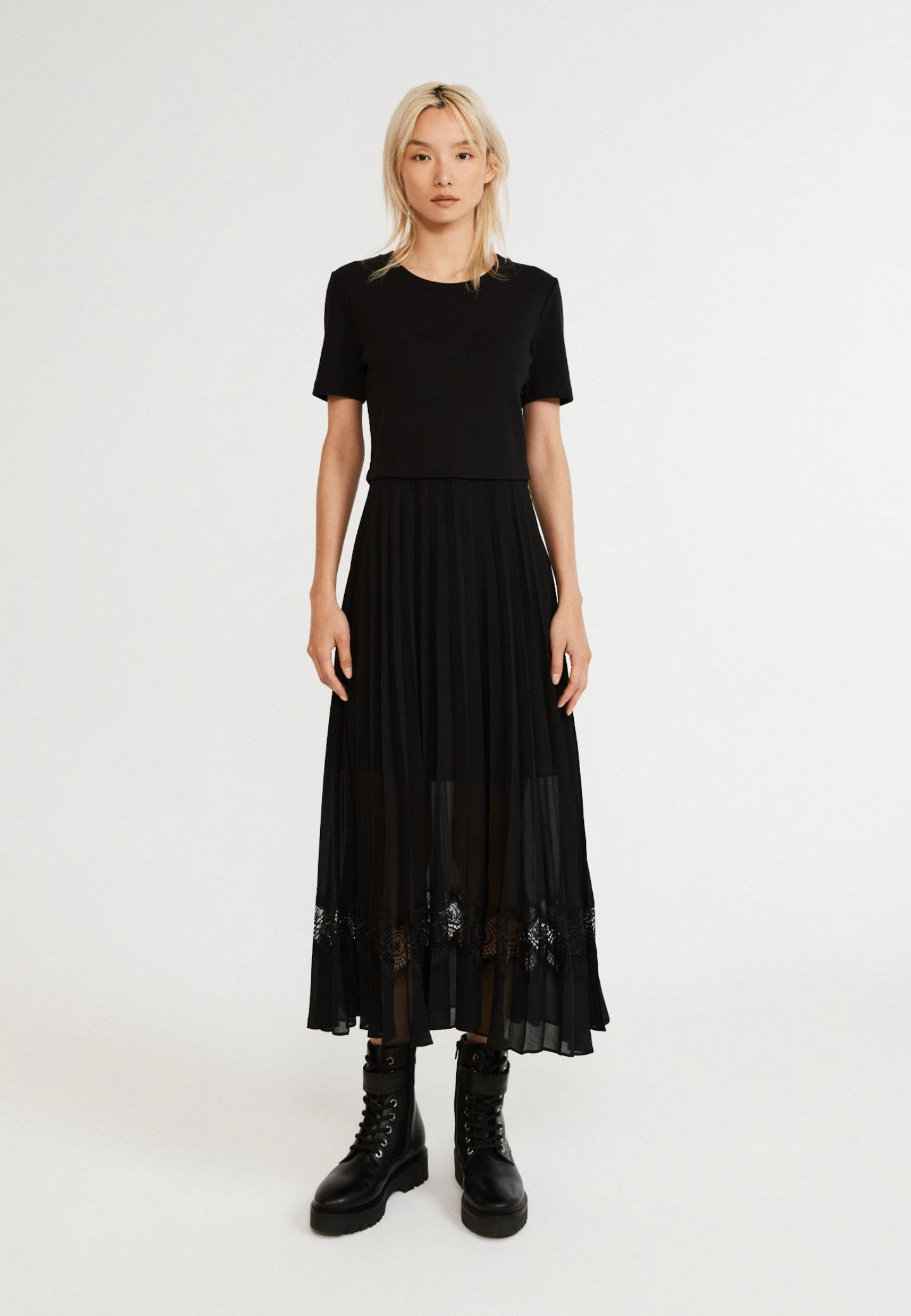 CLAUDIE PIERLOT Teli - Robe Longue - Noir 3 CLAUDIE PIERLOT Teli - Robe Longue - Noir