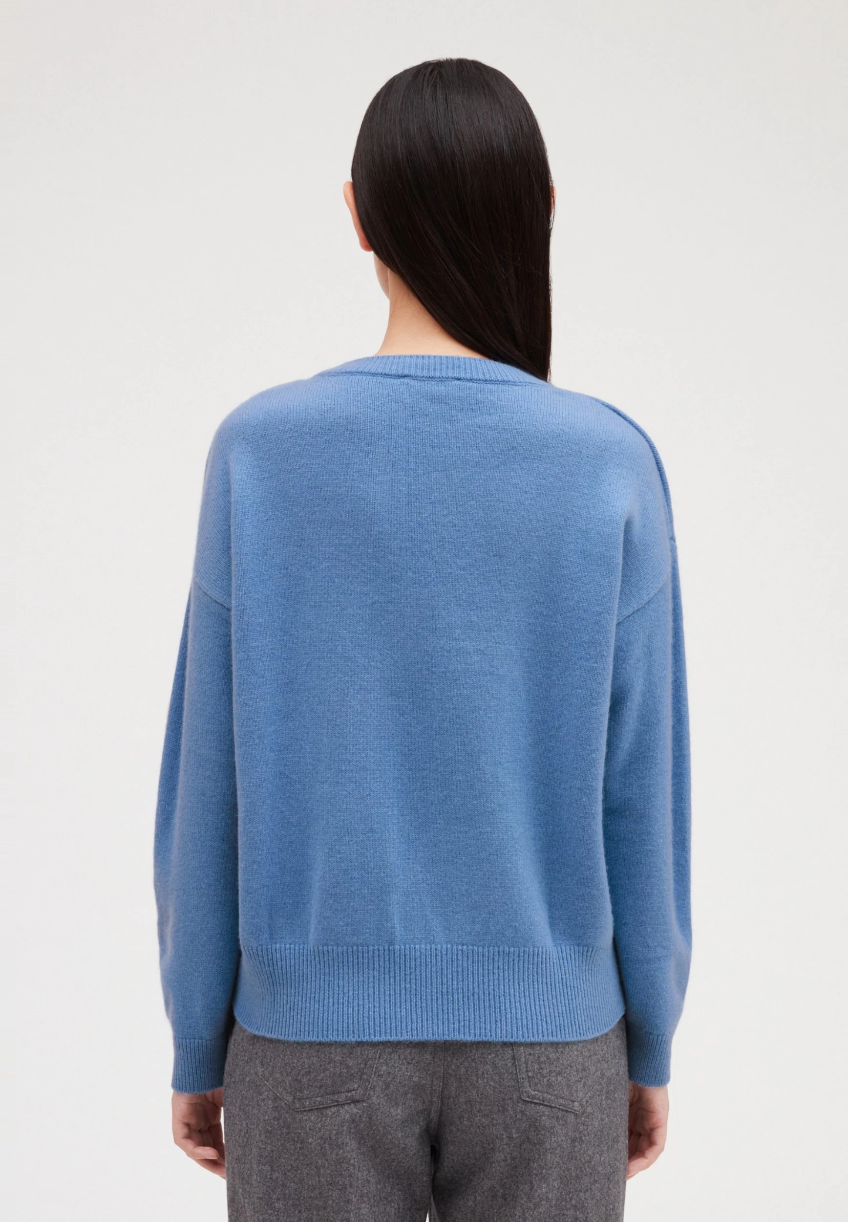 CLAUDIE PIERLOT Madi - Pullover - Bleu 5 CLAUDIE PIERLOT Madi - Pullover - Bleu – Image 3
