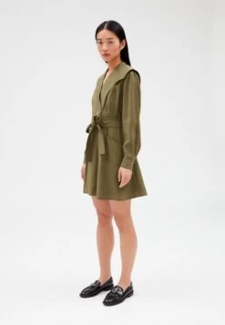 CLAUDIE PIERLOT Ranch - Robe De Jour - Kaki -Claudie Pierlot Mode feb735e93f0f4f93b7c5473bdb8d67d0