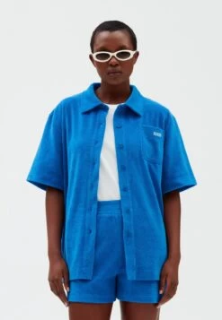 CLAUDIE PIERLOT Tosun - Chemisier - Bleu Santorin