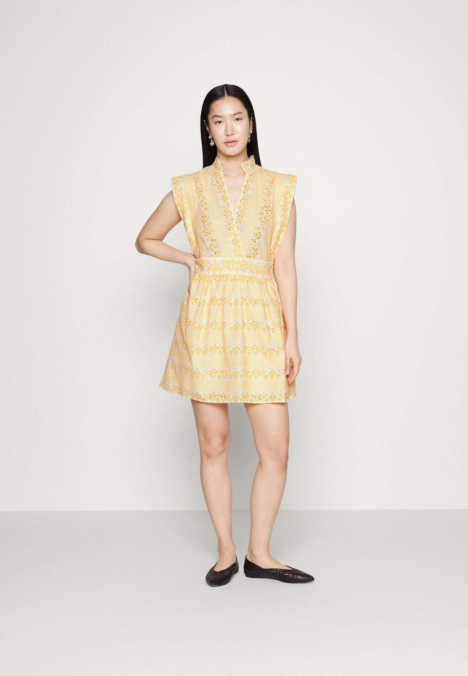 CLAUDIE PIERLOT Robe De Jour - Mimosa 4 CLAUDIE PIERLOT Robe De Jour - Mimosa – Image 2
